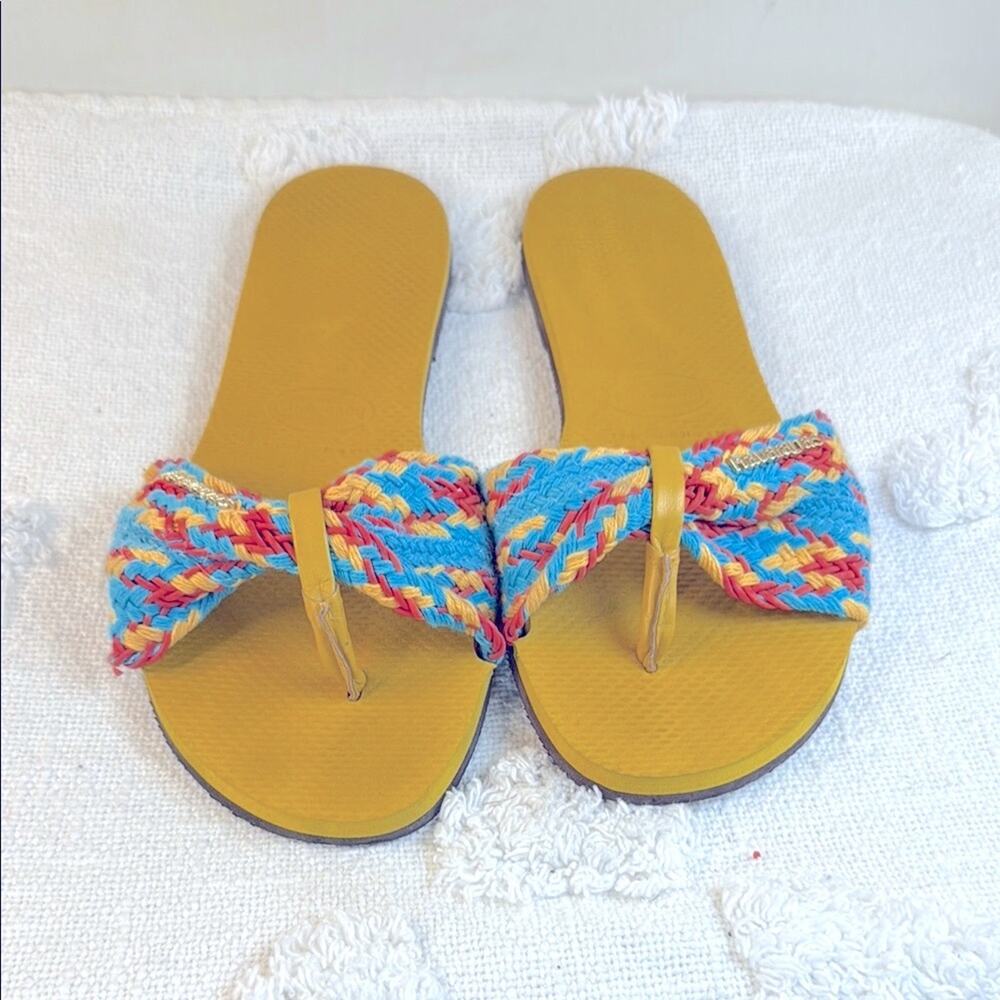Havaiana St. Tropez Mesh Women’s Flip Flop Sandals size 9/10 - Picture 6 of 10